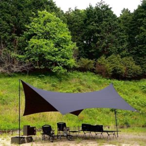 Macoutdoor マックアウトドア ヘキサタープ Mac One マックワン の遮光性はハンパない その温度差を調べてみた Bambi Camp